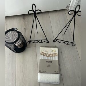 Wedding Decor Lot- including Metal Lantern and Sign Stands